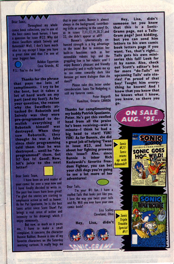 Sonic - Archie Adventure Series September 1995 Page 27
